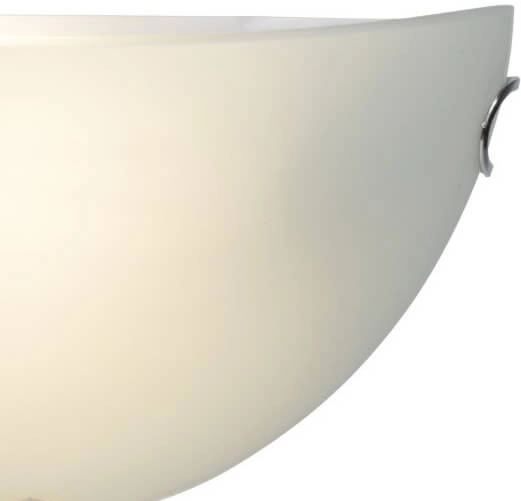 Flat wall lamp Melania 30cm frosted glass Brilliant 4004353261589
