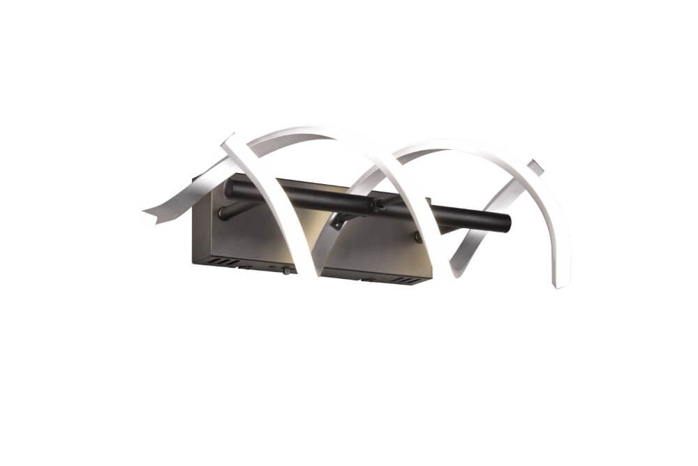 Design wall lamp Sequence brushed metal