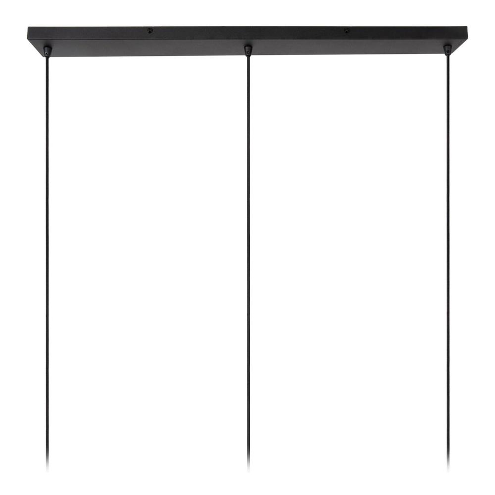 Unique pendant lamp Circle 3-light black Lucide 5411212211910