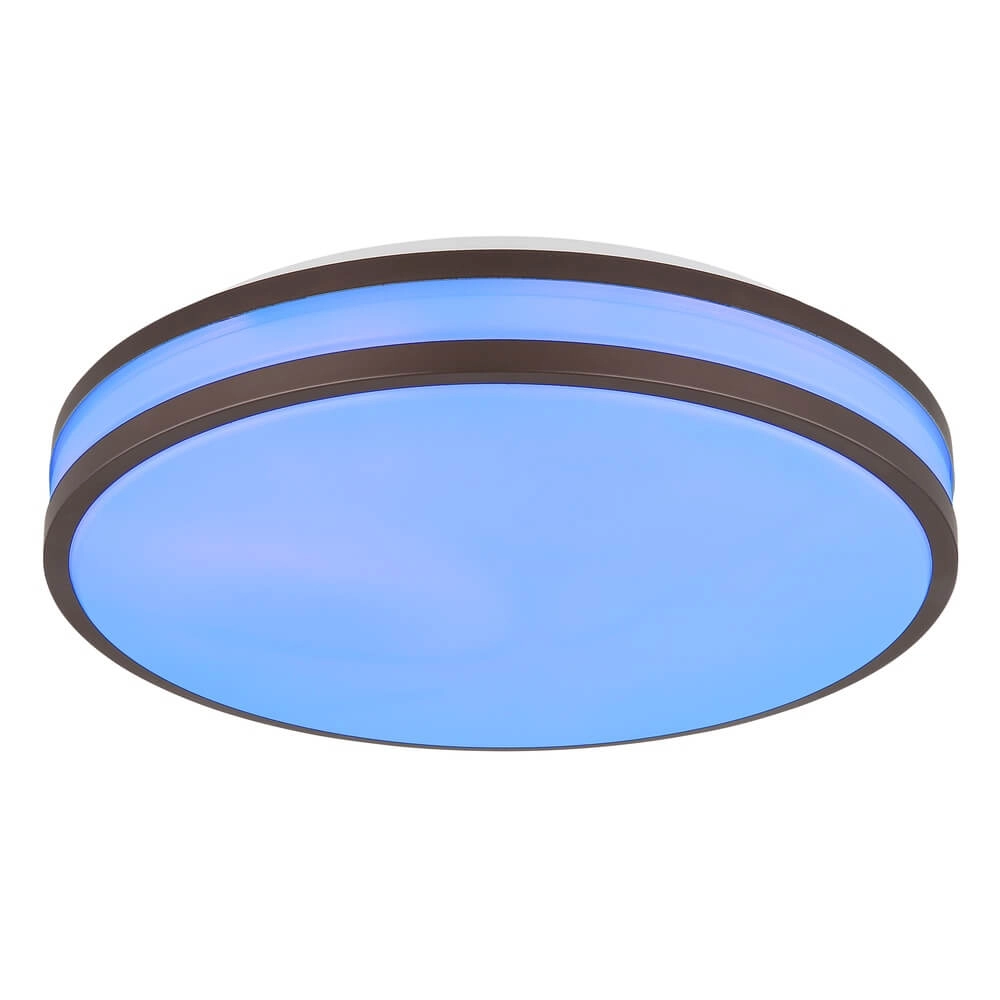Ceiling light Betha brown Ø 34cm Globo 9007371453825