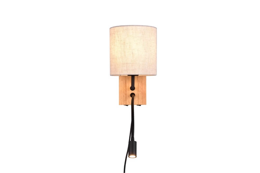 Rural wall lamp Nilam round hood Trio 4017807567960