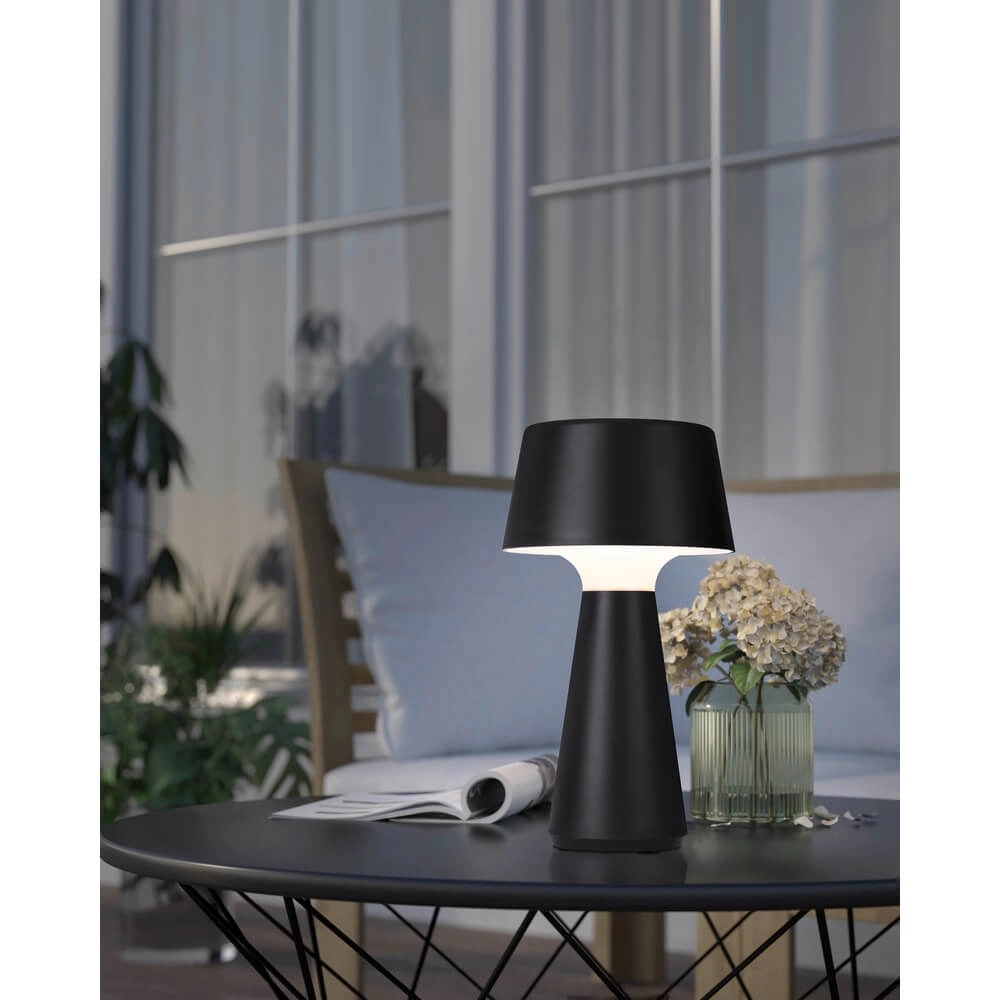 Rechargeable table lamp Scorrano black Eglo 9002759757960