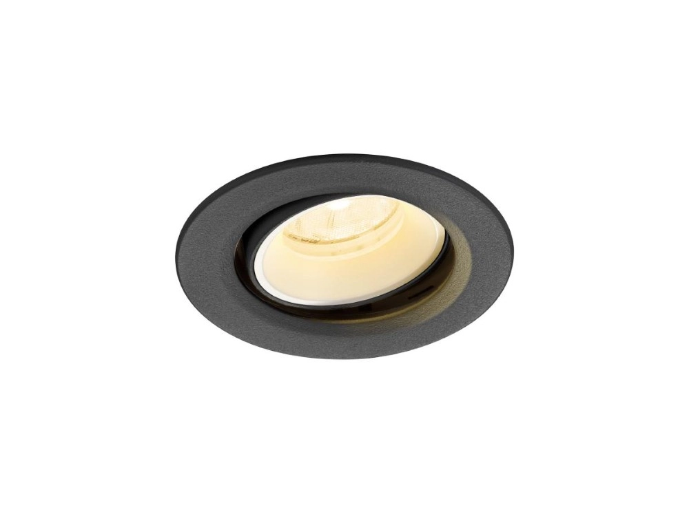 Recessed spotlight Numinos Move XS black/white 4000K - 20deg SLV 4024163313926