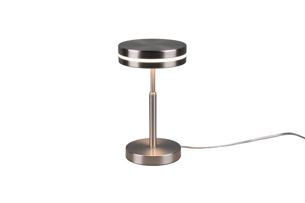 Table lamp Franklin 25cm stainless steel Trio 4017807510140