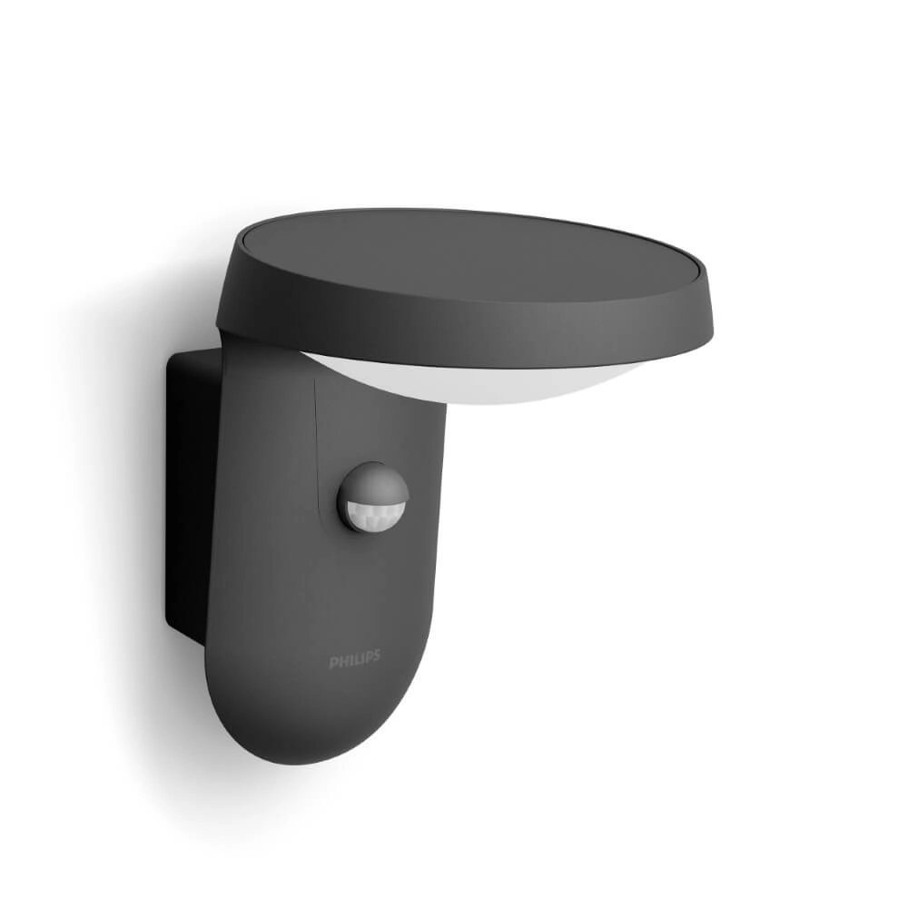Wall lamp Rosemarie anthracite