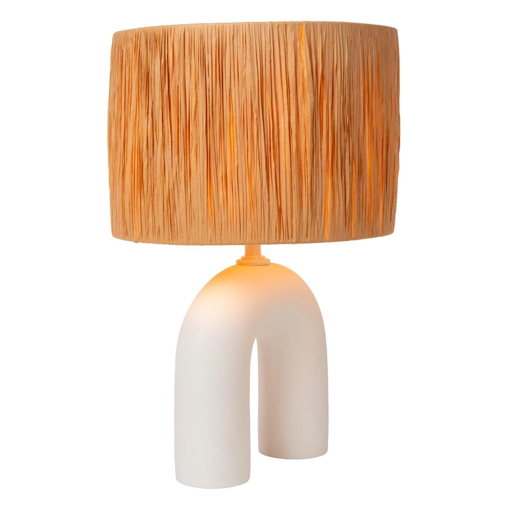 Table lamp Ronda white Lucide 5411212135025
