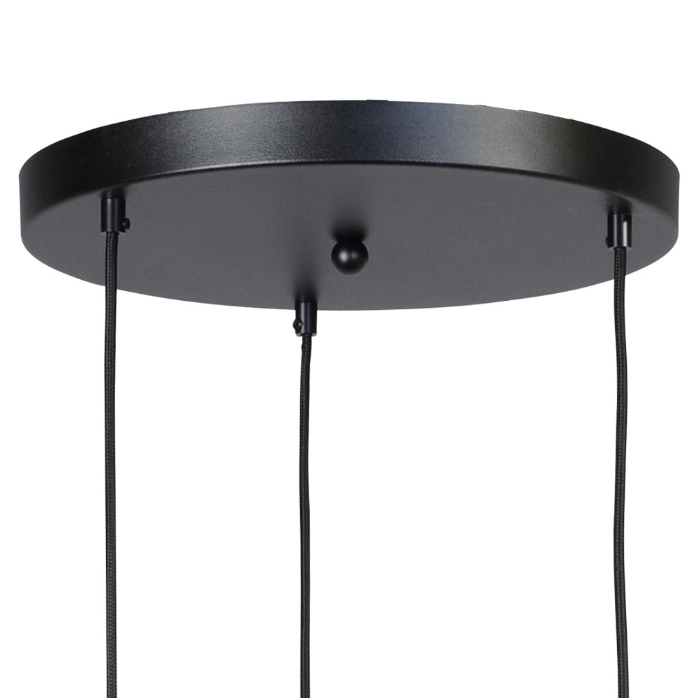 Hanging lamp Run 3-light black gunmetal Masterlight 8718121206660