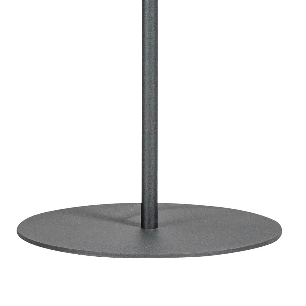 Design floor lamp Davina 3-light black with smoke glass ETH 8720195302766