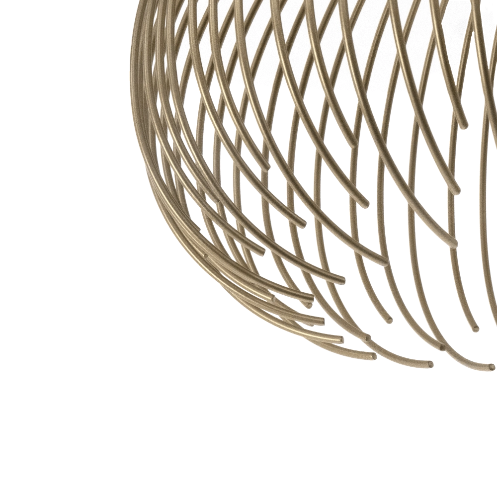Golden ceiling lamp Venezuela Ø 38.5cm Eglo 9008606242771