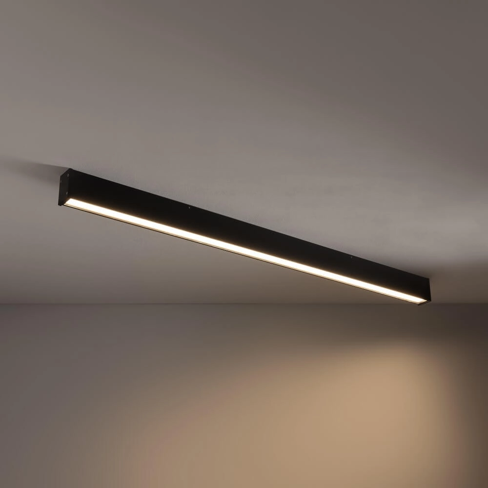 Sleek ceiling lamp Outline L black 150cm Lyora 5903139113625