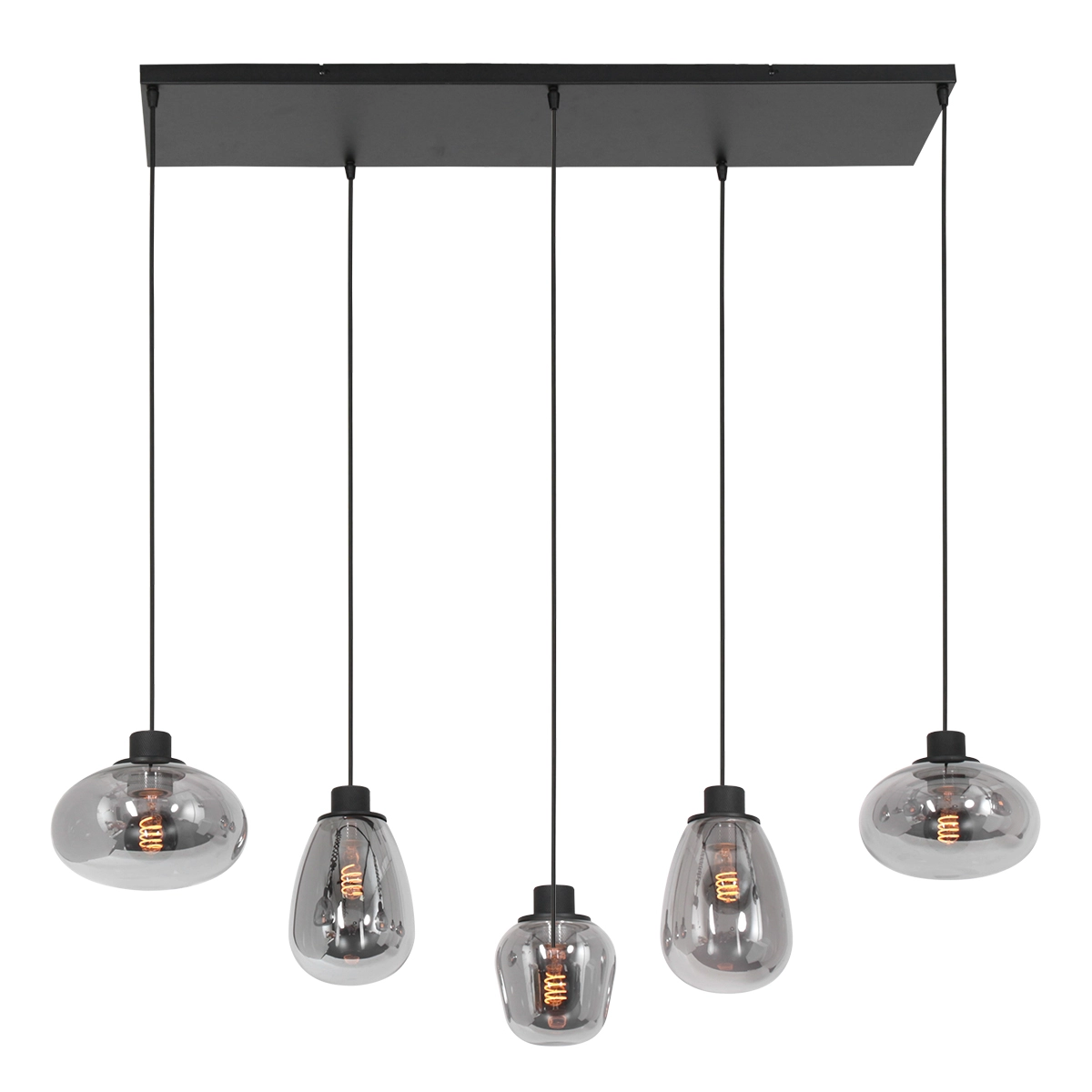 Smoke glass hanging lamp Reflexion Steinhauer 8712746135589