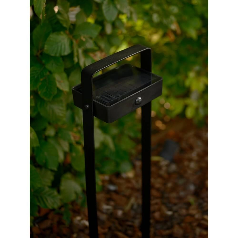 Floor garden lamp Saulio Solar Black Nordlux 5704924023484