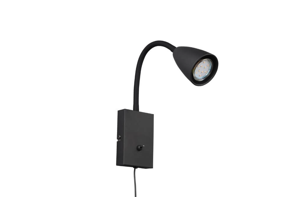 Flexible reading lamp Wanda Black