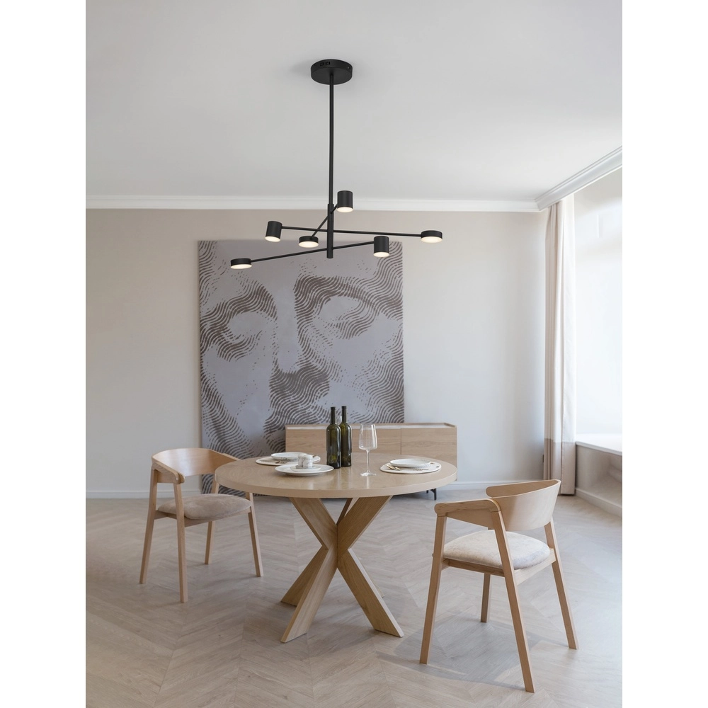 Black pendant lamp Nordik S design Lyora 5212017440686