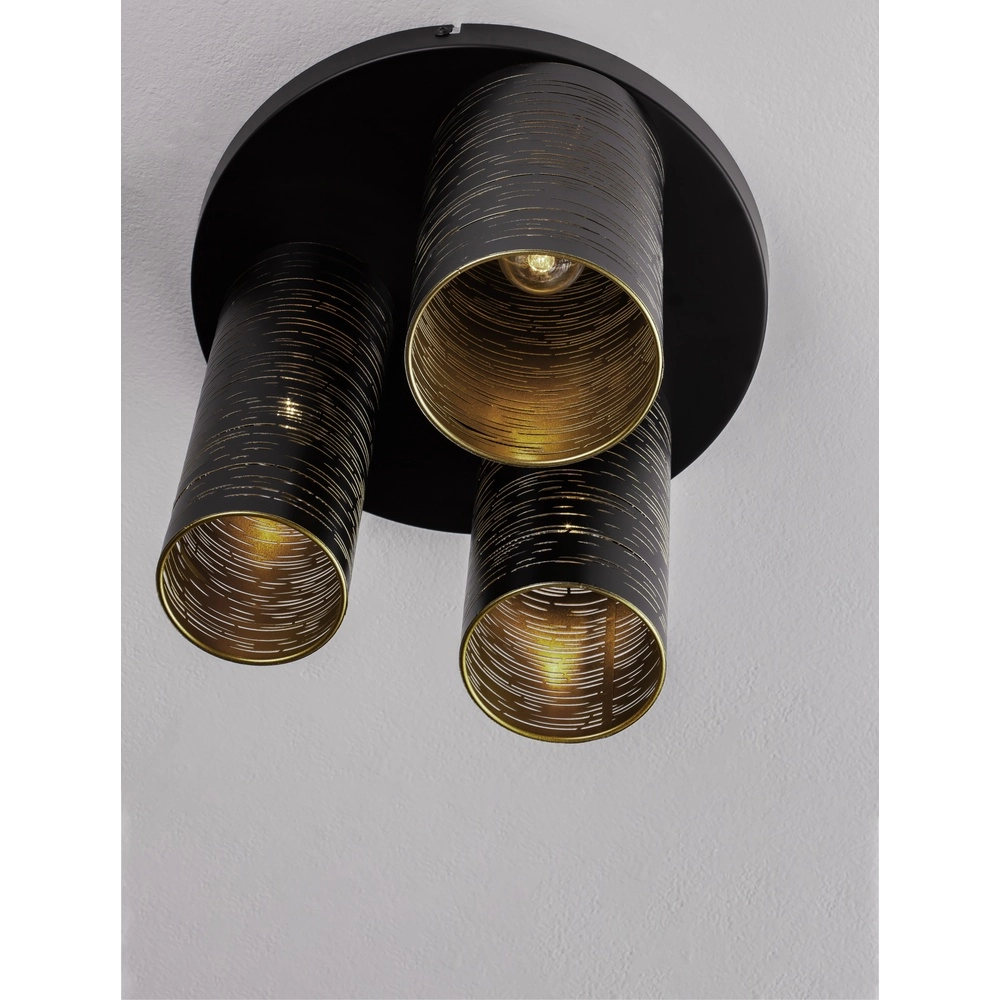 Ceiling lamp Zane black Lyora 5212017436436