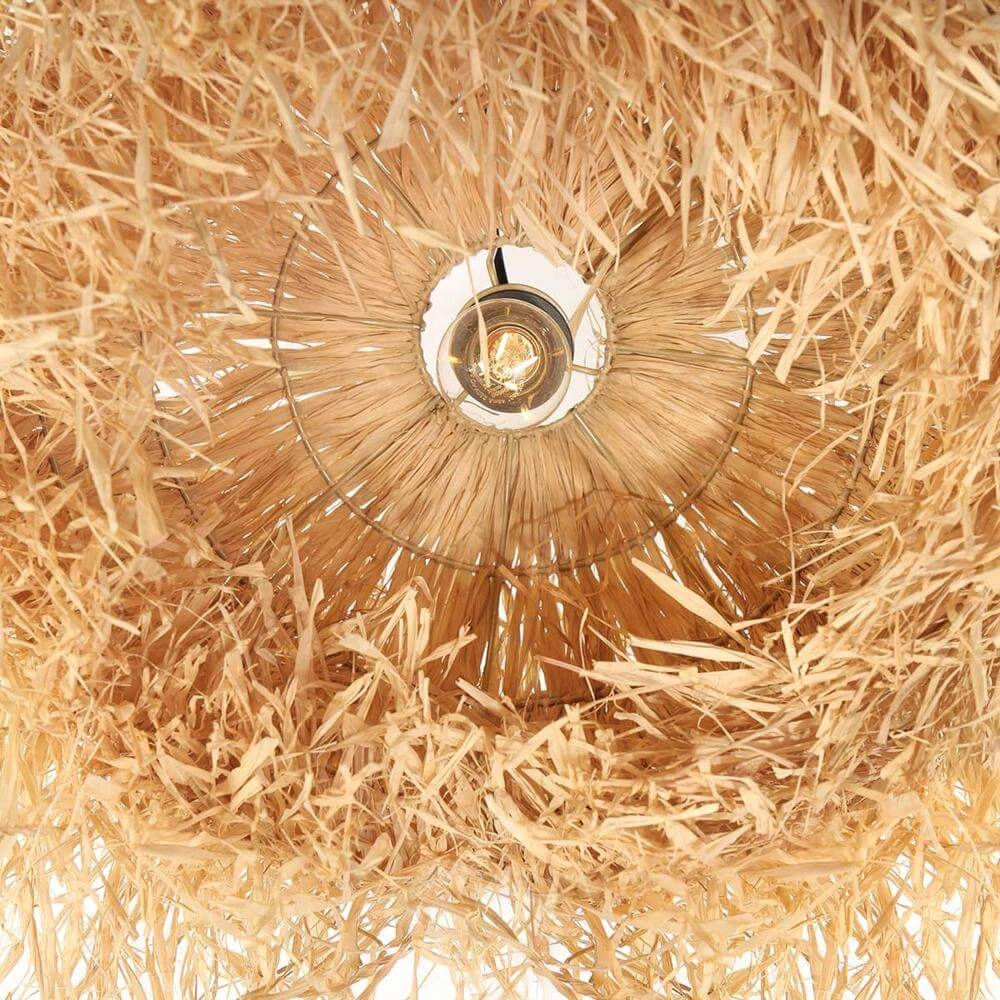 Pendant lamp Grass straw-coloured Steinhauer 8712746173482