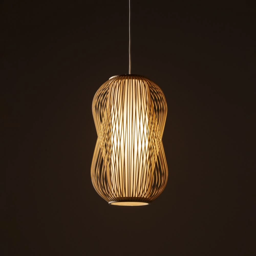 Rattan pendant lamp Puket M Ø 26cm Lyora 5903139111614