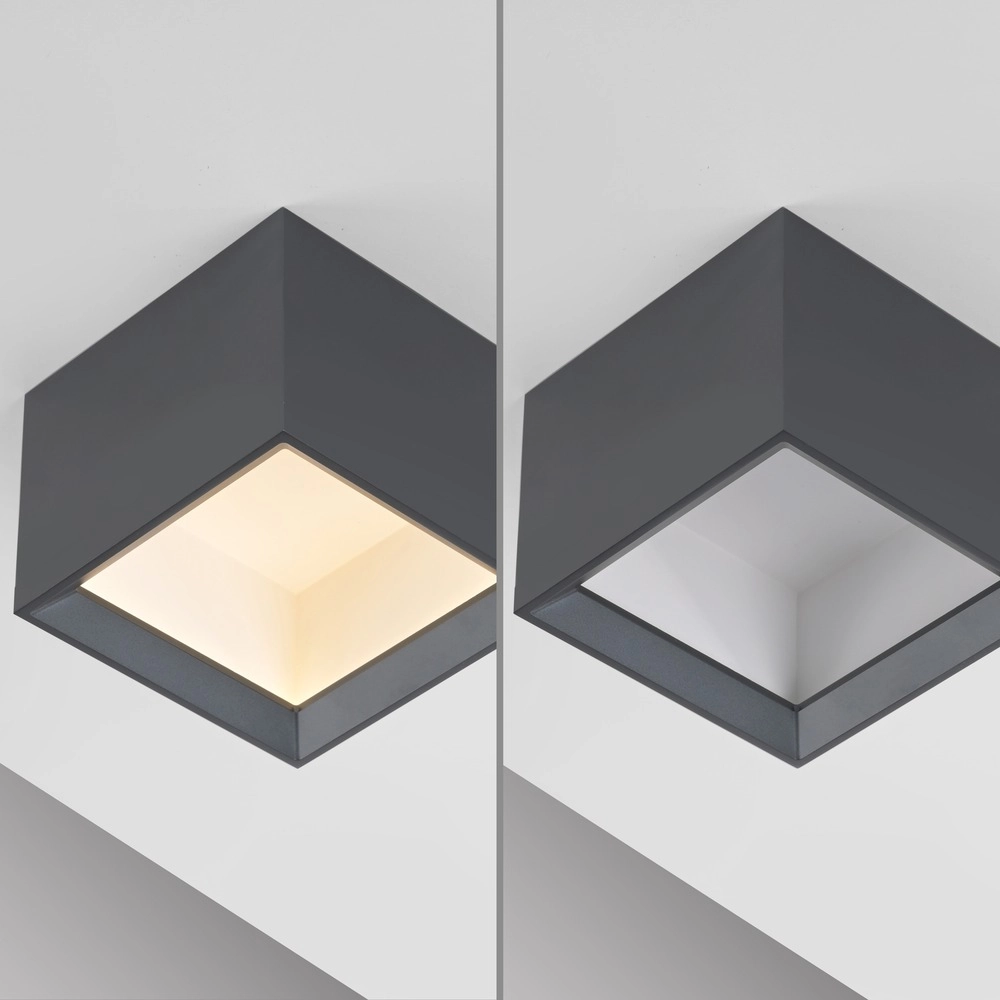 Led surface-mounted spot Pure Manhattan mystic grey Paul Neuhaus 4012248396827