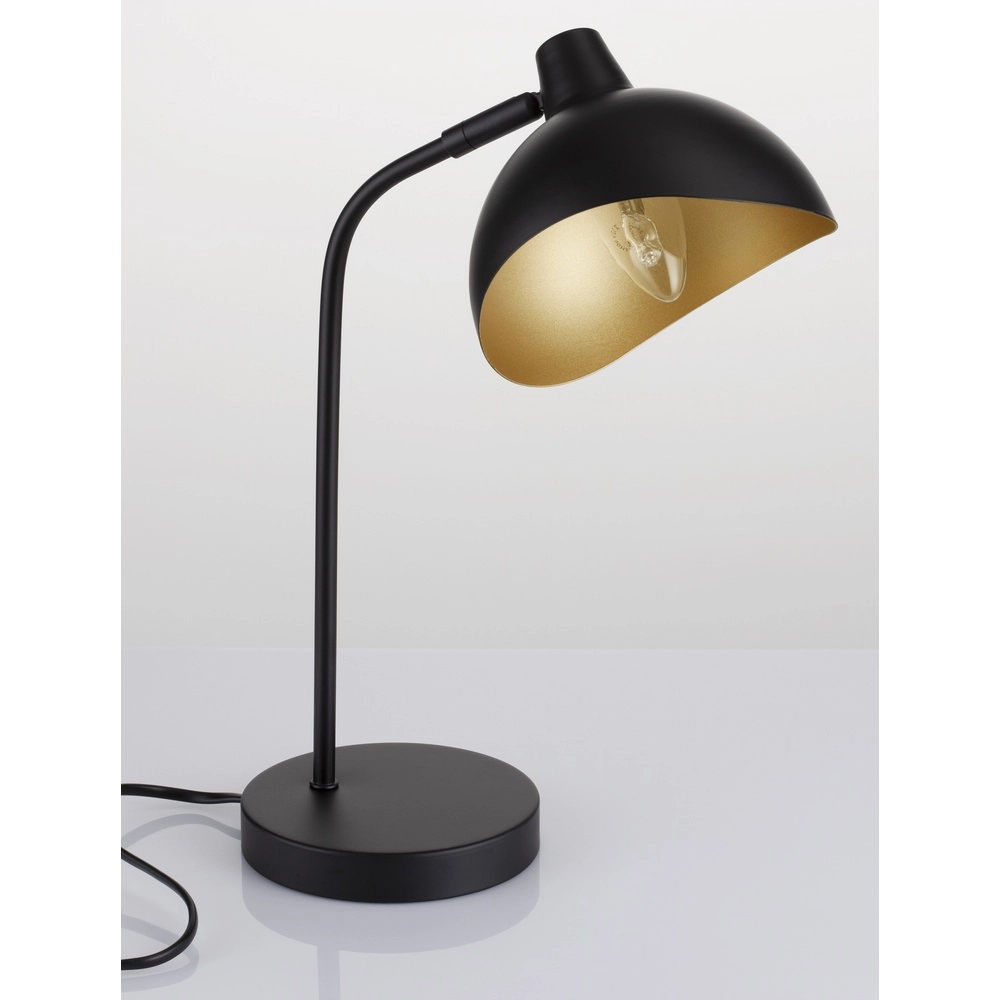 Table lamp Geti Black with gold inside Lyora 5212017436405