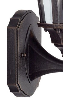 Wall lamp Capri Up bronze brown Searchlight 5013874335678