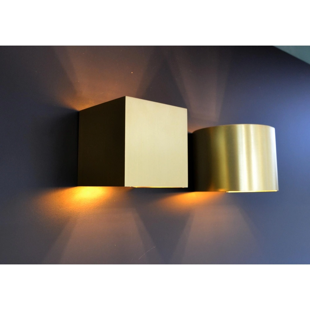 Rounded wall spot Xio 2700K Gold Lucide 5411212092465
