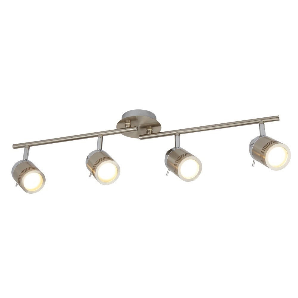Stainless steel surface-mounted spot Samson 4-light
