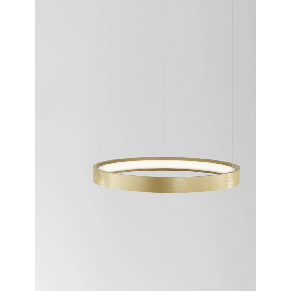 Round pendant lamp Perrine gold Ø 40cm Lyora 5212017438409