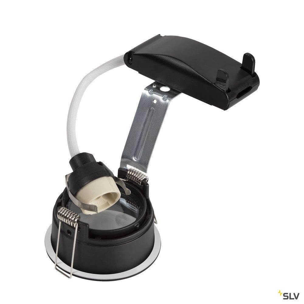 Recessed spotlight Horn GU10 Blowerdoor tested black SLV 4024163255219