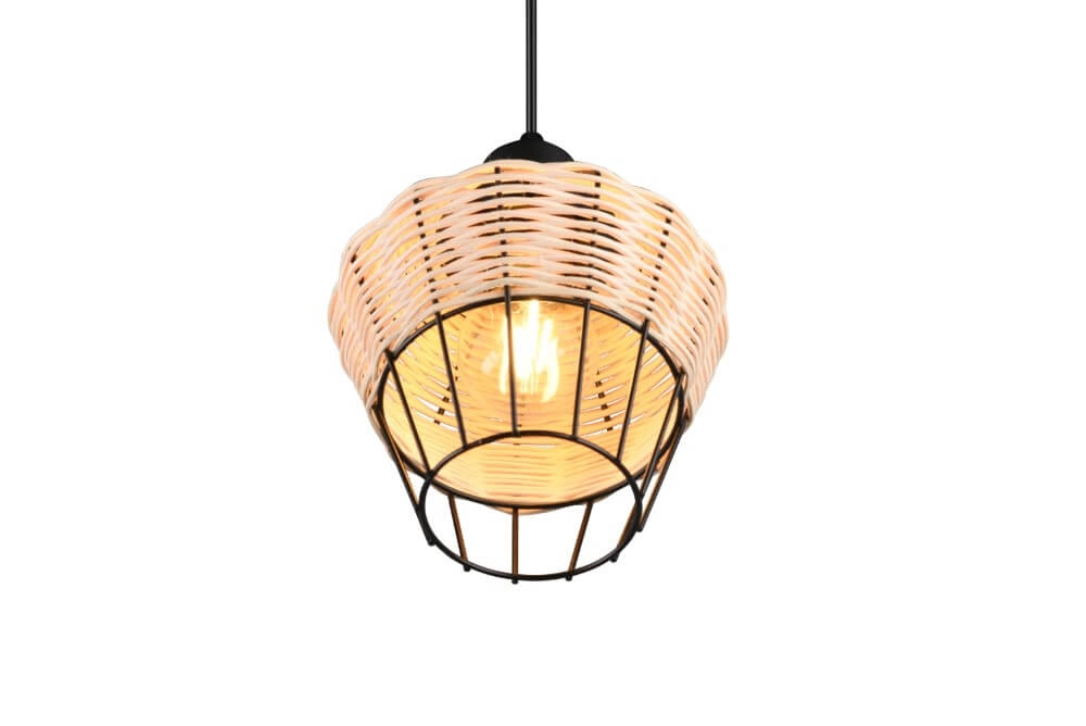 Hanging lamp Borka rattan Trio 4017807556094