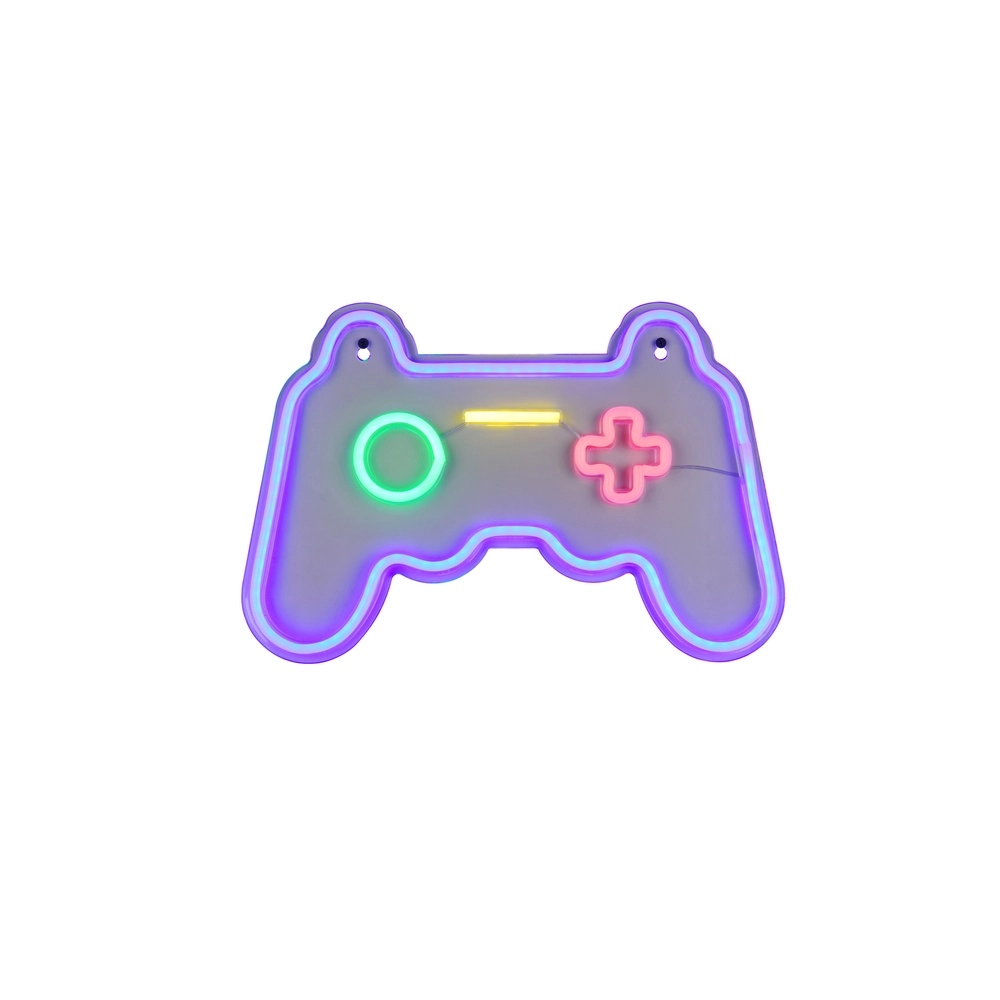 Neon wall lamp Gamer purple Trio 4017807657494