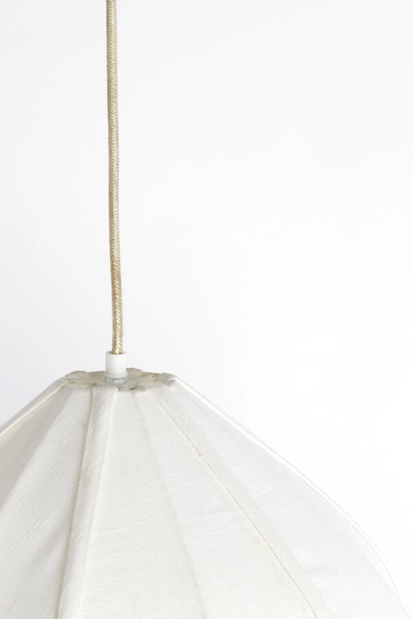 White pendant lamp Zubeda Ø 38.5cm Light & Living 8717807706616