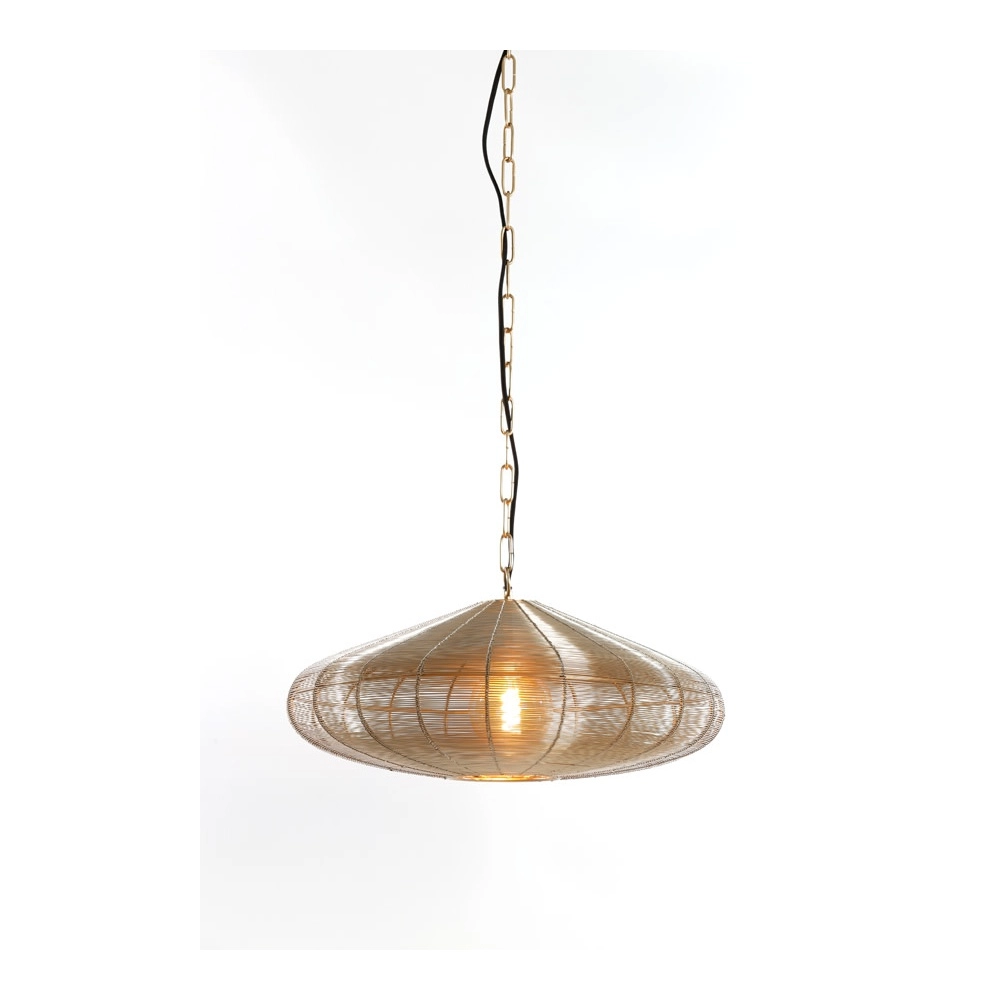 Pendant lamp Bahoto gold Ø 51cm Light & Living 8717807706814