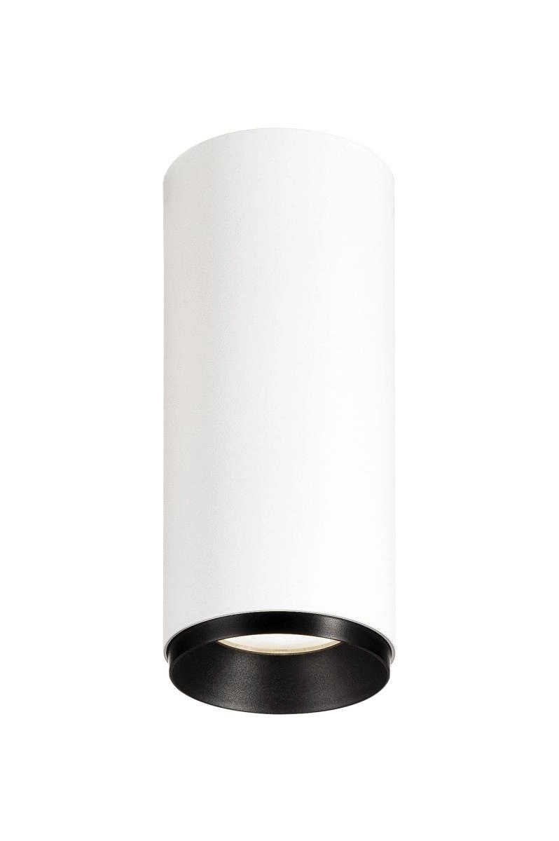 Surface-mounted spot Numinos S Dali cylinder white/black 4000K - 60deg