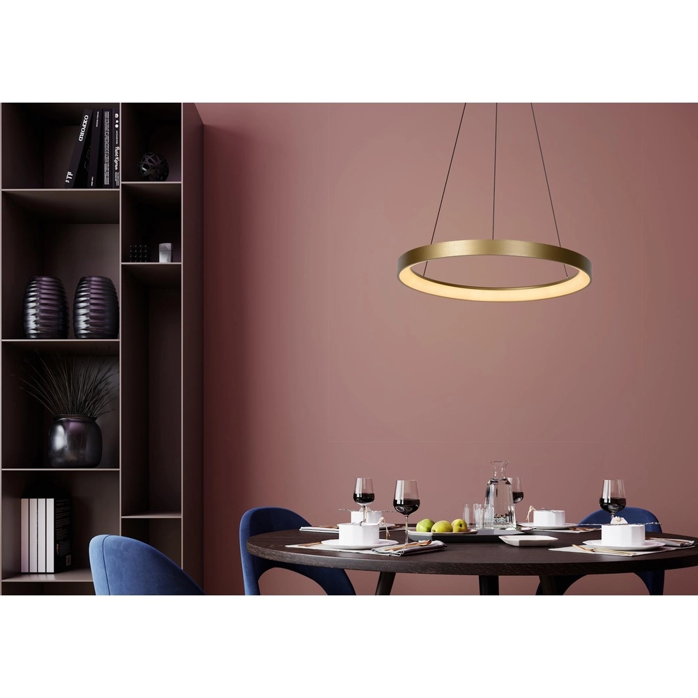 Pendant lamp Vidal Ø 58cm gold Lucide 5411212460844