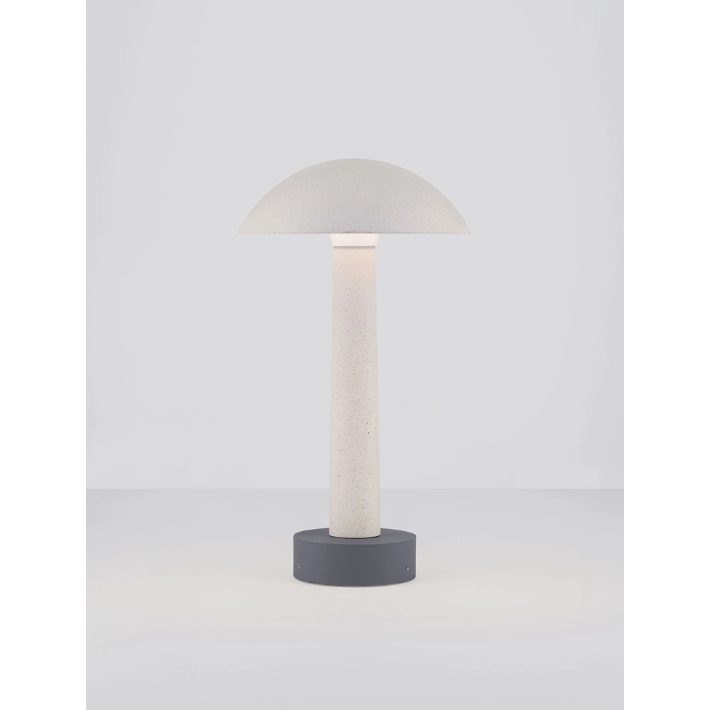 Round garden lamp Tura white 35cm Lyora 5212017471536