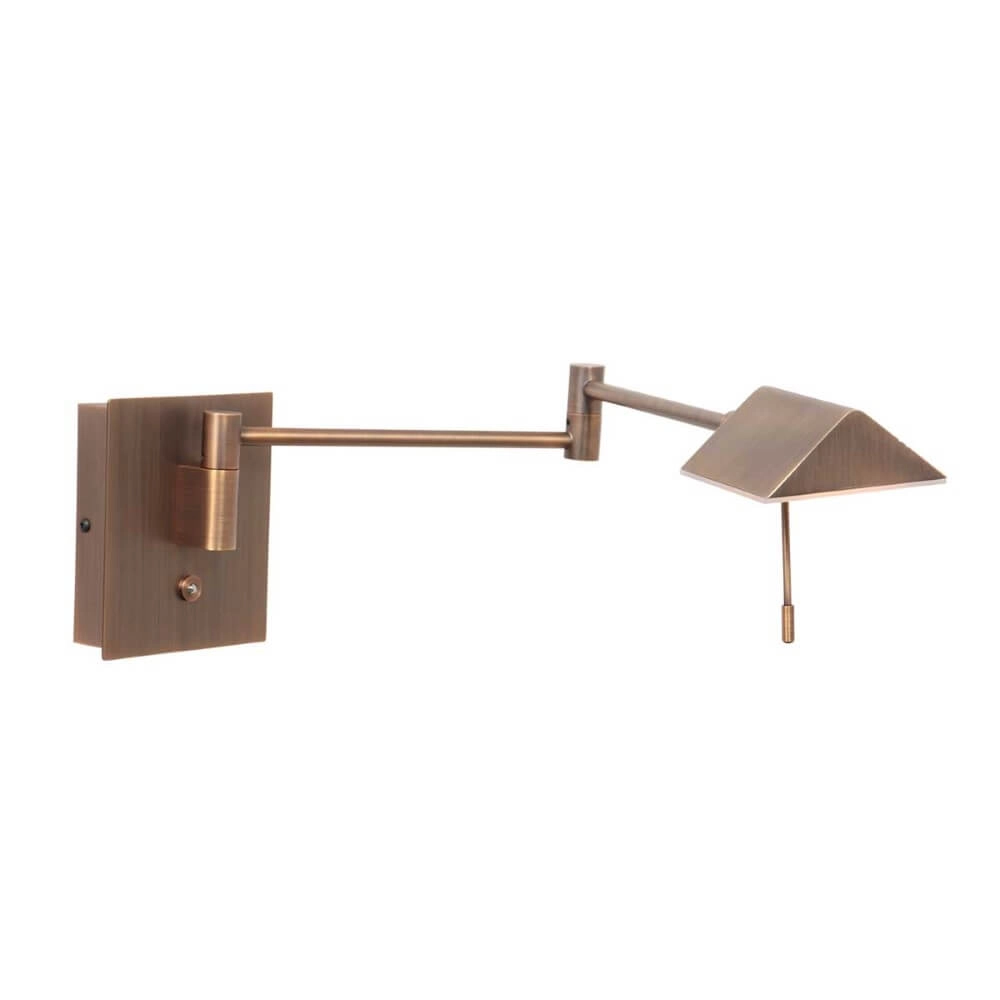 Bronze wall reading lamp Retina