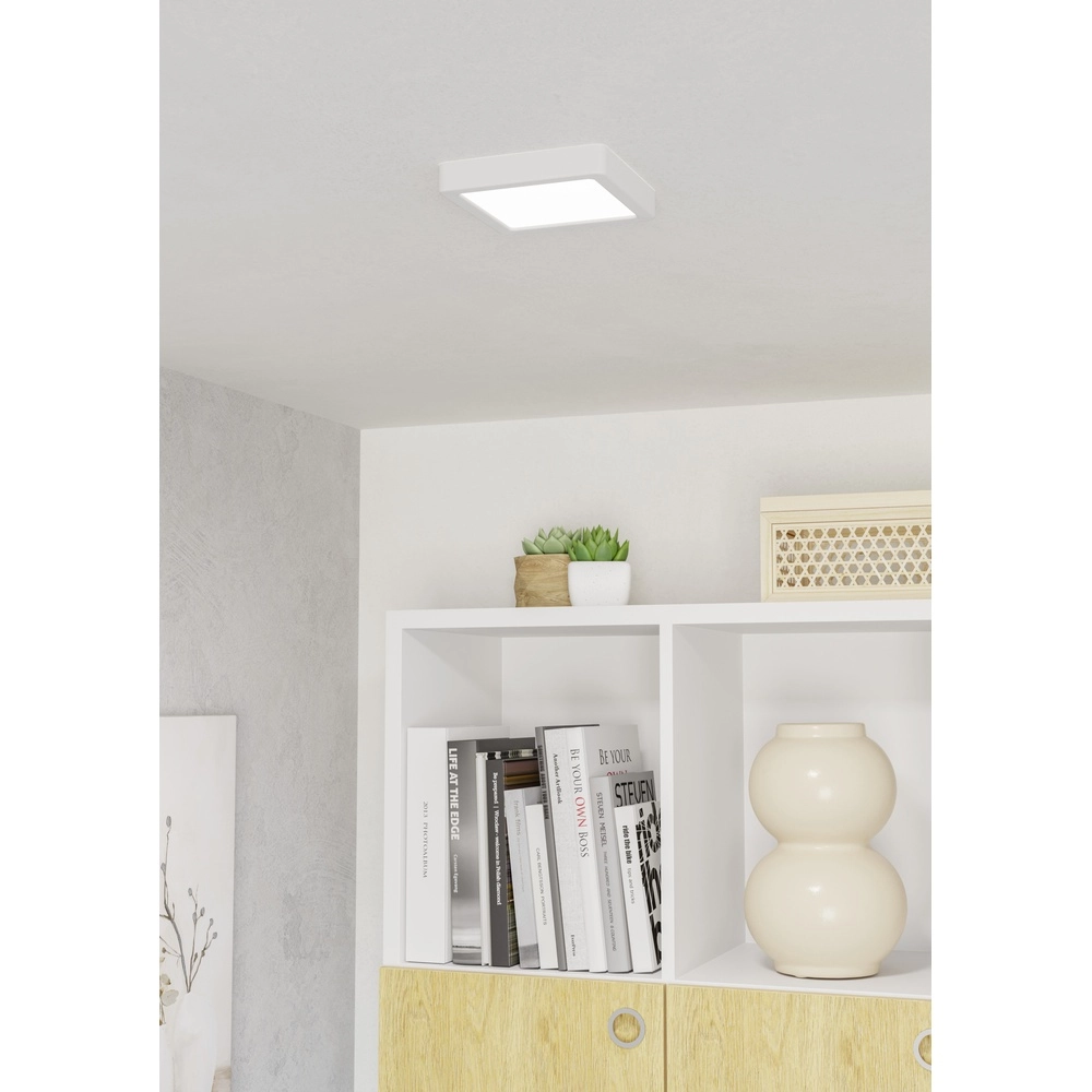 Led ceiling light Fueva 6 Square - White - 15x15cm Eglo 9008606330188