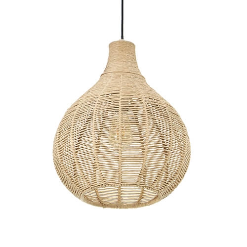 Rattan pendant lamp Janne Ø 35cm Trio 4017807629293