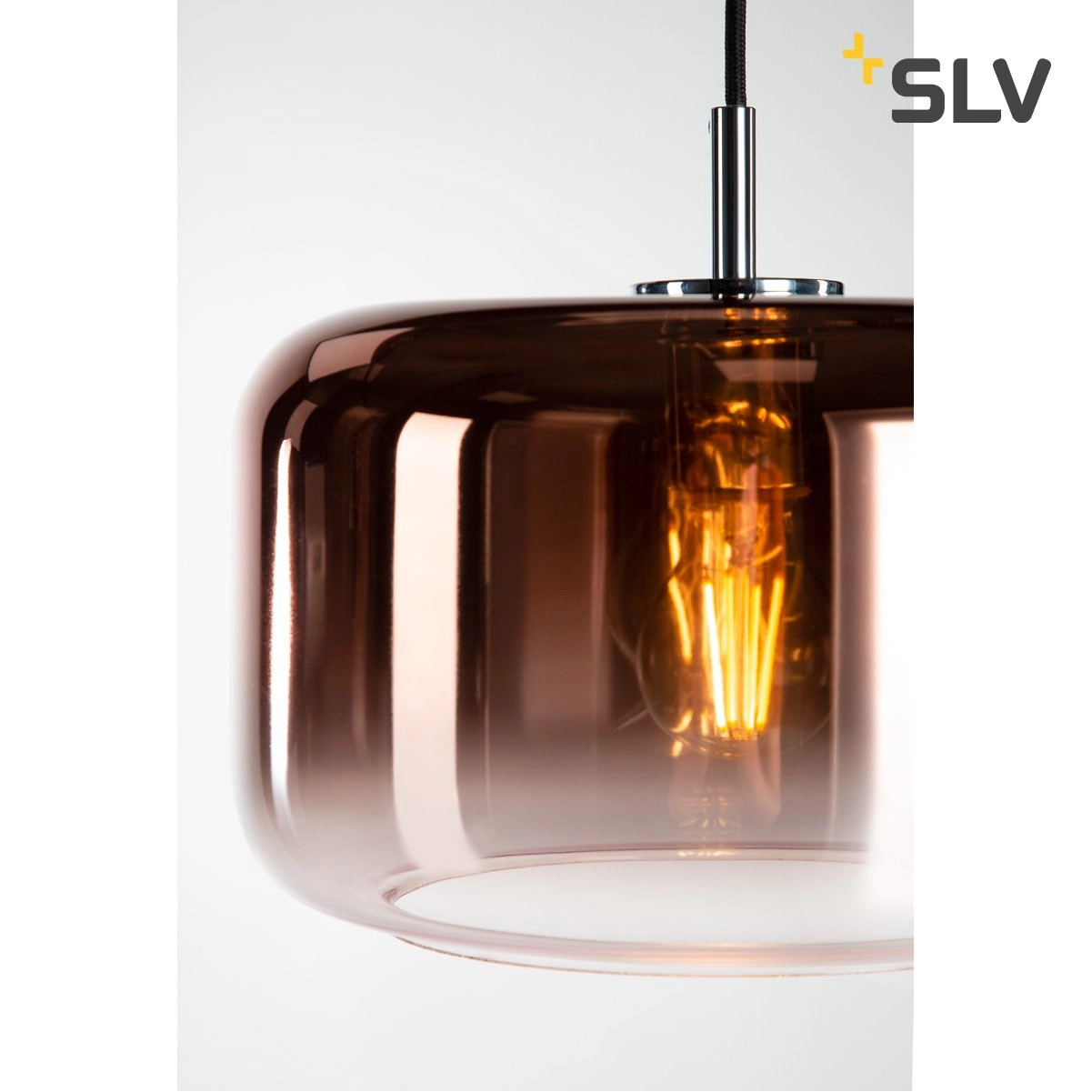 Red copper pendant lamp Pantilo 28 SLV 4024163231978
