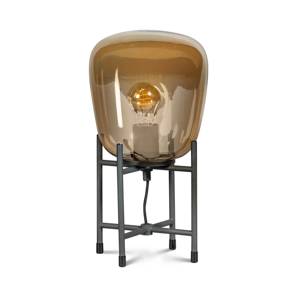 Indoor lamp Benn Gold black with gold