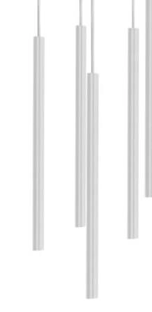Sleek hanging lamp Laser 10-light white Lyora 5903139892292