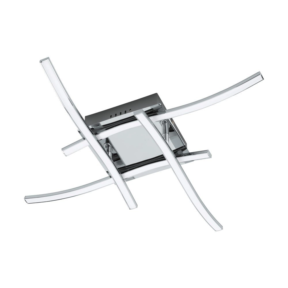Ceiling light Valmora 4-light gray