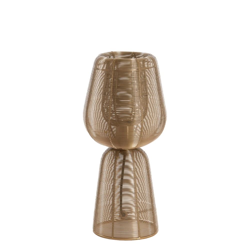Table lamp Aboso gold Ø 18cm