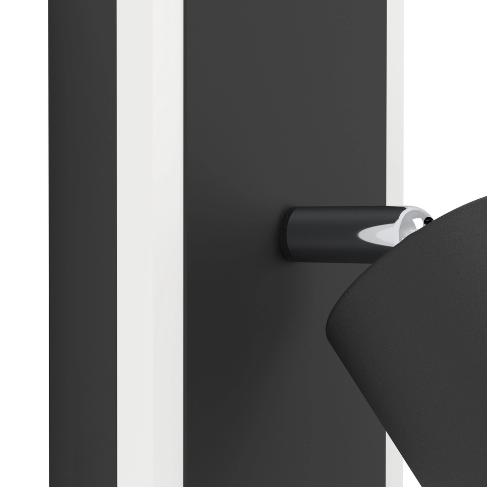 Led wall spot Rimbocchi 1 black - orientable Eglo 9008606316540