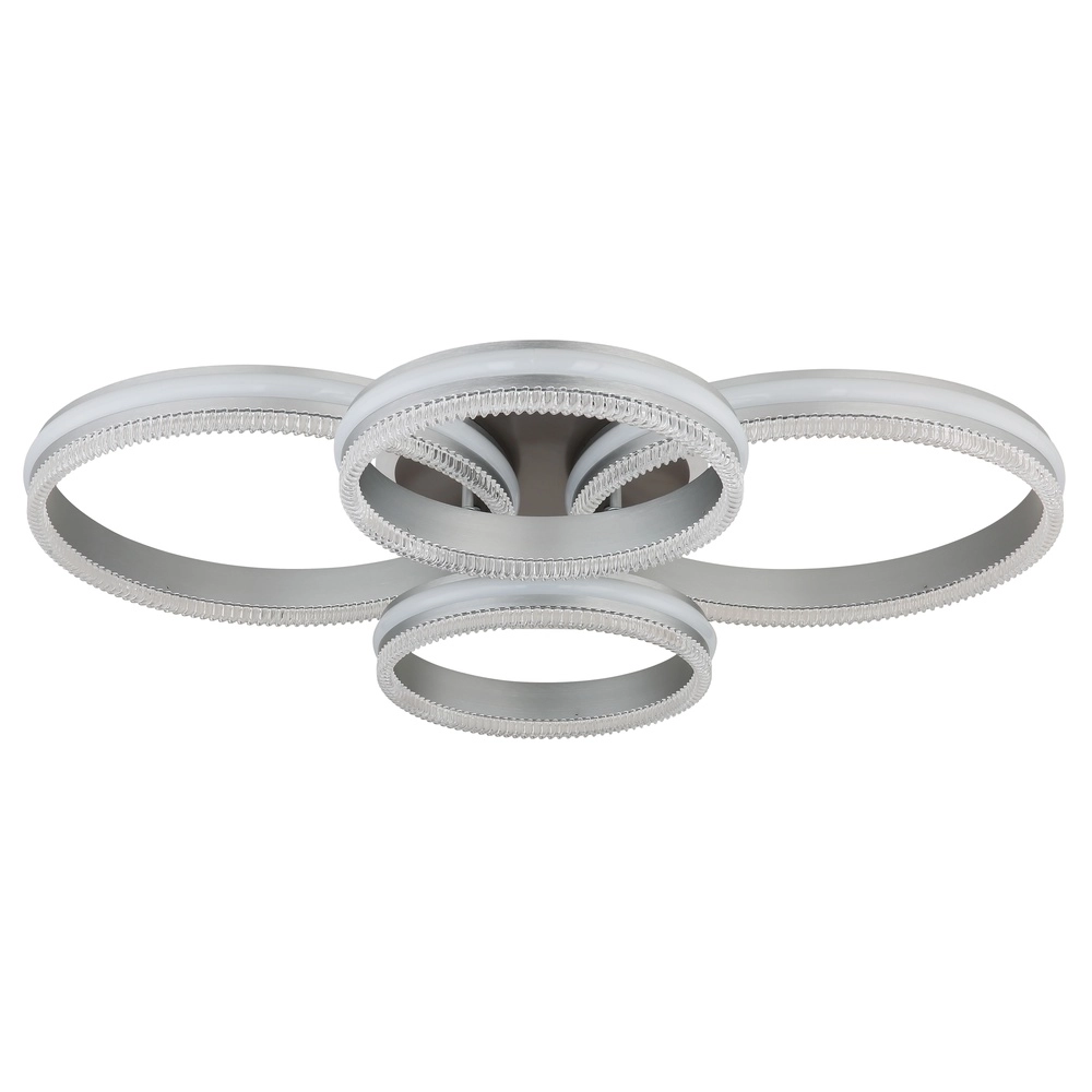 Ceiling lamp Francine gunmetal 4 rings Globo 9007371592630