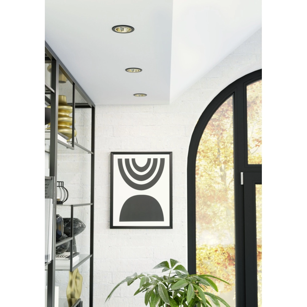 Recessed spotlight Yebra black Eglo 9008606359011