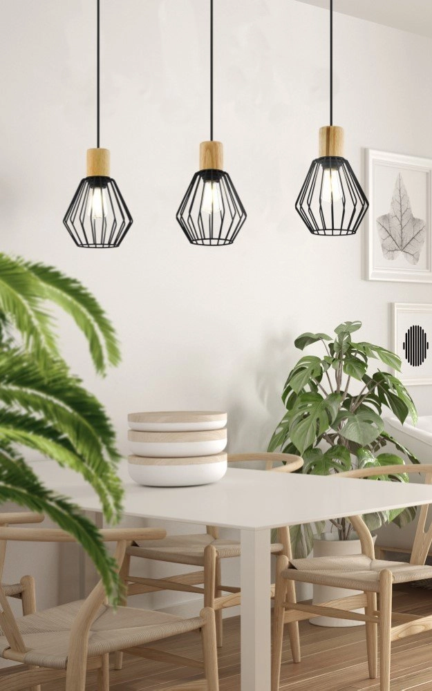 Wire pendant lamp Palmorla 3-light Eglo 9002759440947