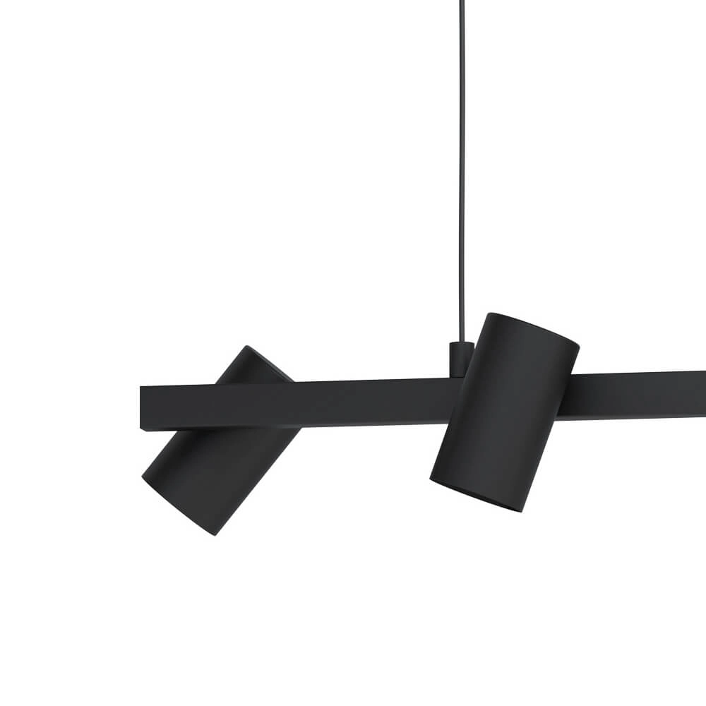 Dining room hanging lamp Gatuela 1 4-light black Eglo 9002759994631