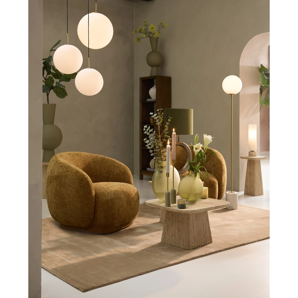 Opal Glass Pendant Light Medina Ø 40cm Light & Living 8717807650926