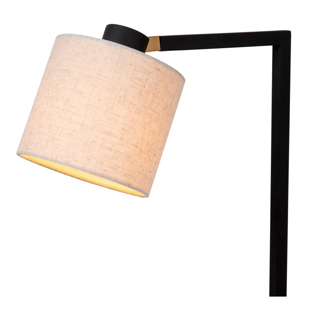 Floor lamp Lesley Black Lucide 5411212032188